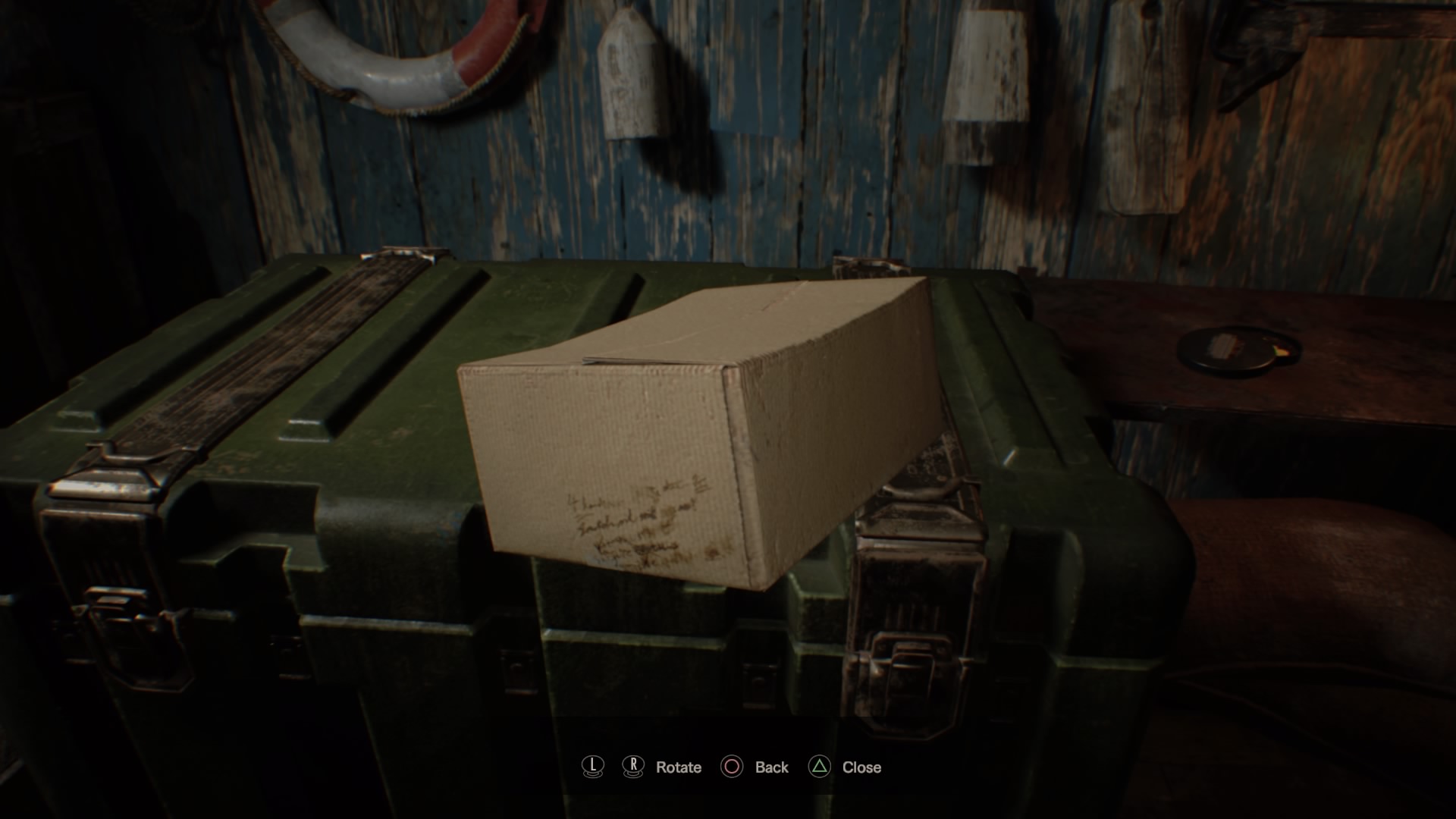 resident evil ps4 item box