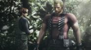 Leon with Krauser
