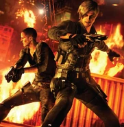 RE6GI1.png (666 KB) Jake alongside Leon S. Kennedy, on the cover of GameInformer Aug 2012.