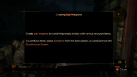 Creating sub-weapons