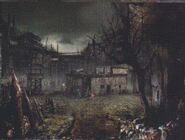 Resident Evil 4 concept art - Valley 3