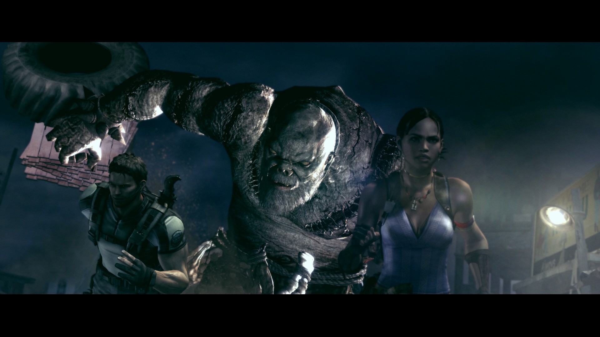 Resident Evil: The Final Chapter: Fight against a giant monster HD CLIP 