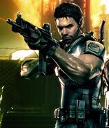 Chris Redfield with a SIG 556