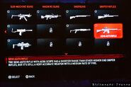 Weapon Menu