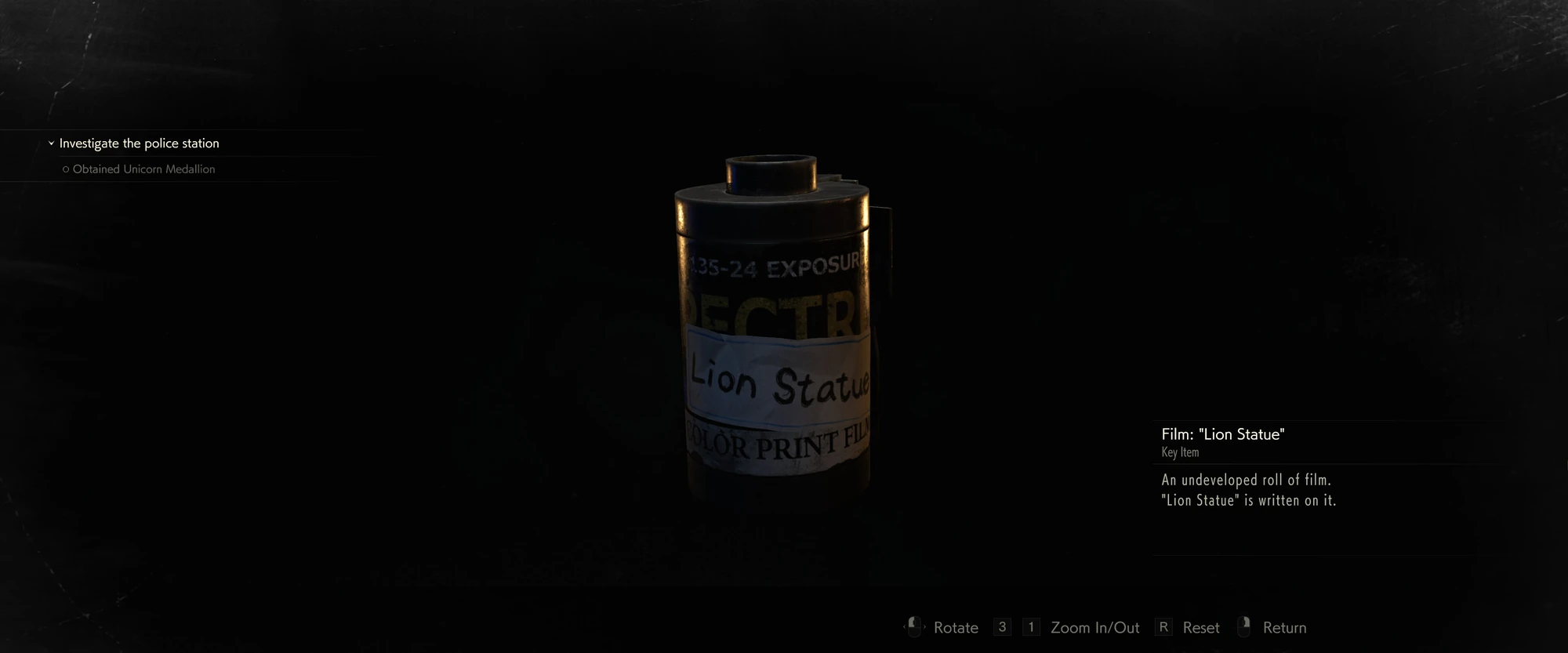 Film "Lion Statue" Resident Evil Wiki Fandom