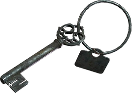 RE8 KeyItem Courtyard Key