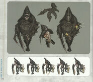 Scarmiglione concept art from BIOHAZARD REVELATIONS NAVIGATION & ART.