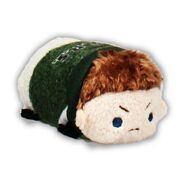 Chris as Capcorom mascot plush