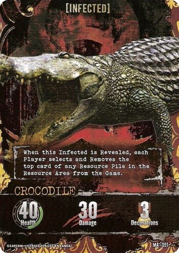 Mercenaries card - Crocodile