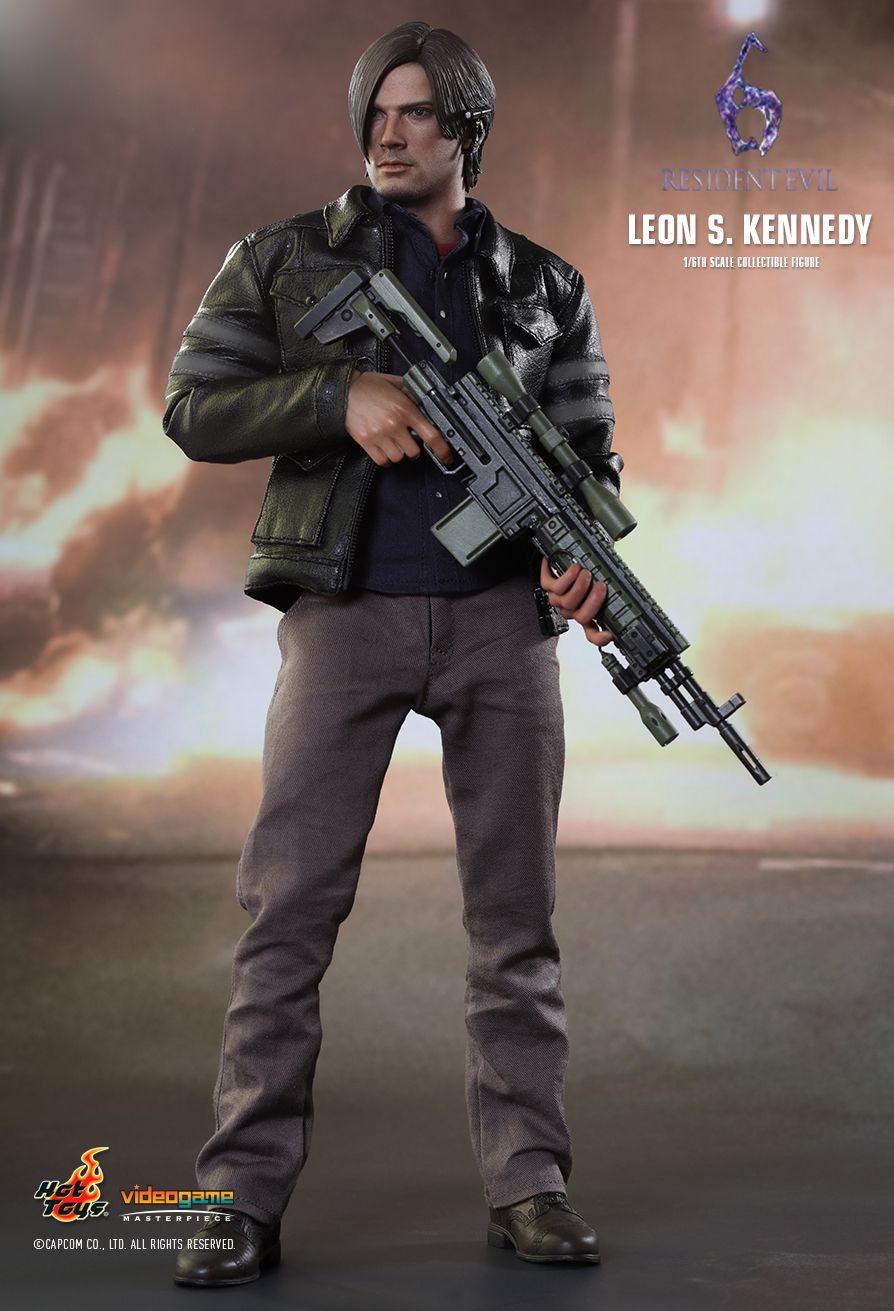 Resident Evil Leon Scott Kennedy Action Figure Collectible Model Toy 3