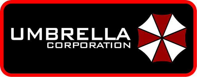 Resident Evil Umbrella Corporation Chest Logo with Motto