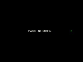 Pass Number (1)