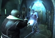 BH4-Hallucination Hookman.png (673 KB) Leon fighting the "Hookman".
