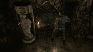 Cylinder location before solving statue puzzle