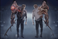 William Birkin's first form Resident Evil 2 remake concept art.