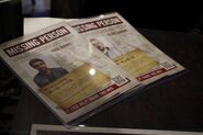 Missing person posters.