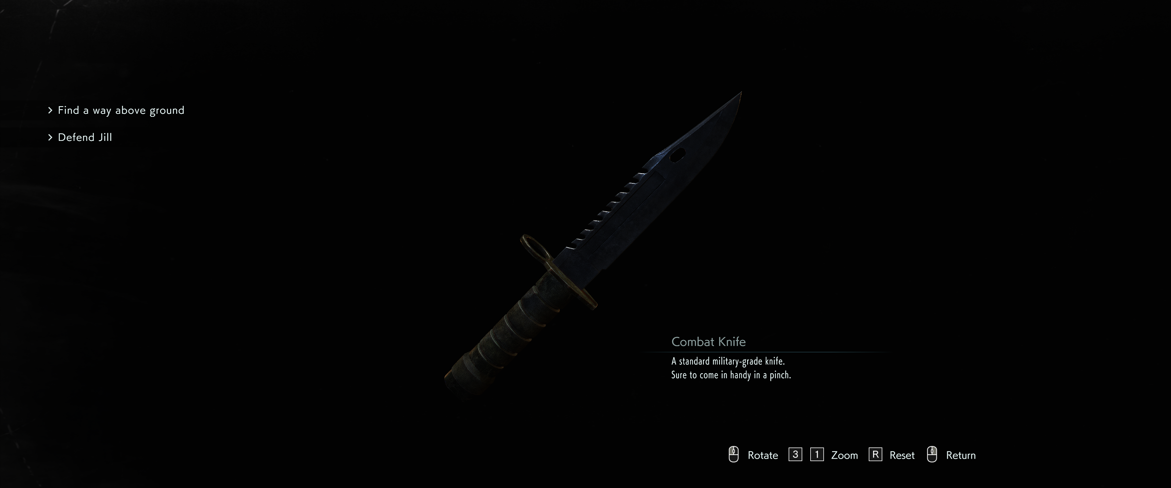 Knife, Resident Evil Wiki