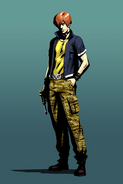 Steve Burnside Concept art from Darkside Chronicles