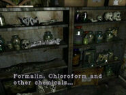 Formalin, Chloroform and other chemicals...