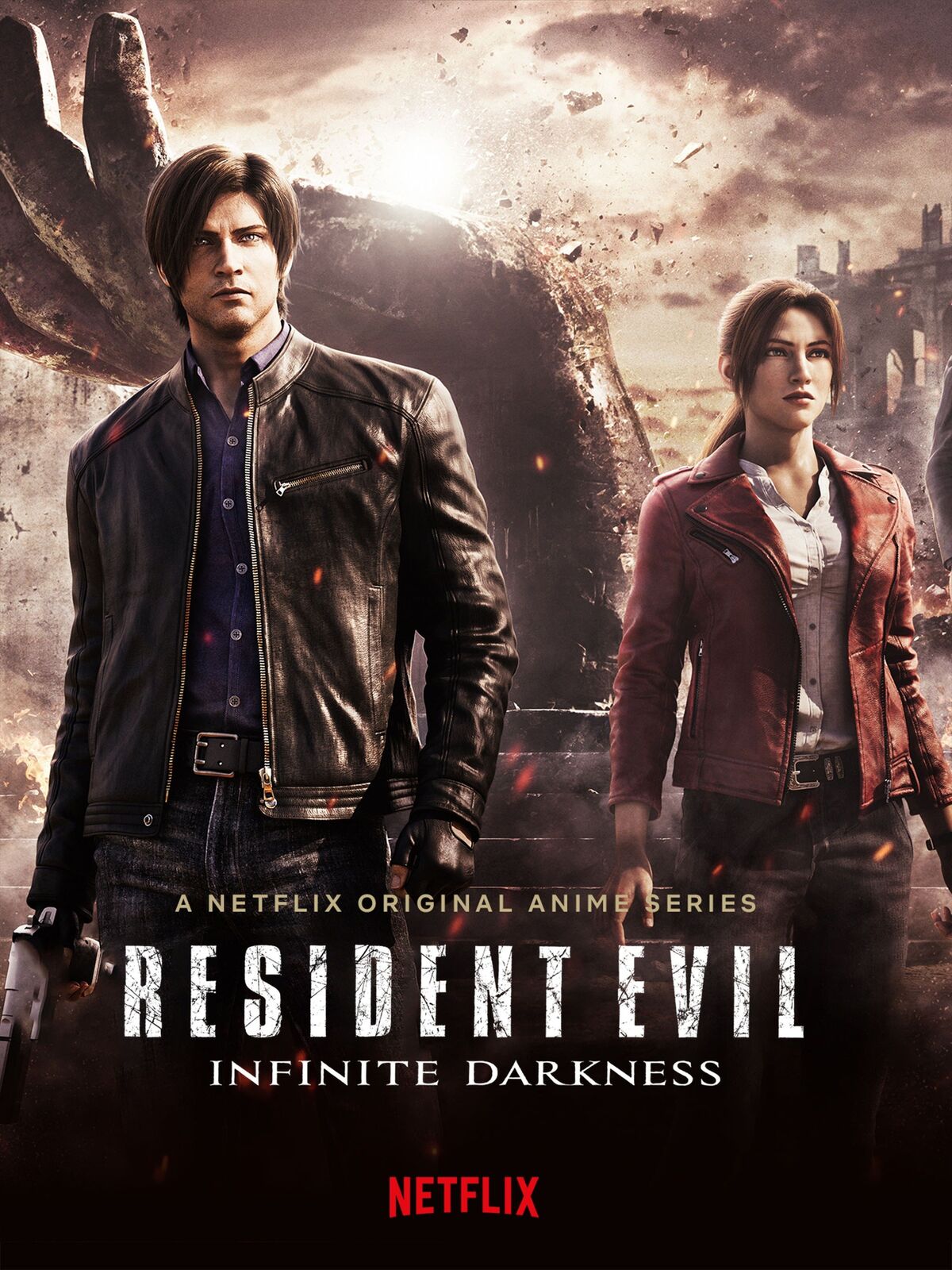 Get a Better Look at Claire and Leon in New Resident Evil Infinite Darkness  Stills - Siliconera