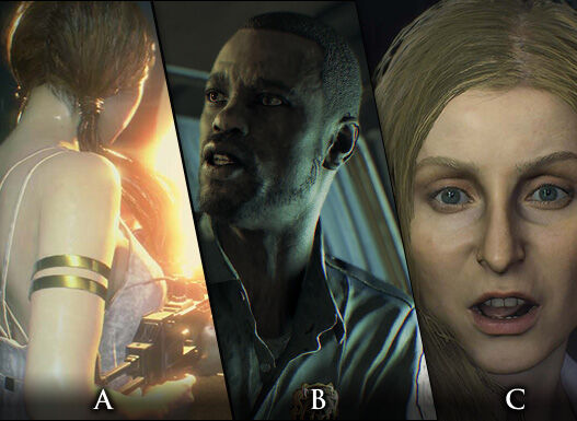 Real Life Characters in Resident Evil 2 Remake (Behind the Faces