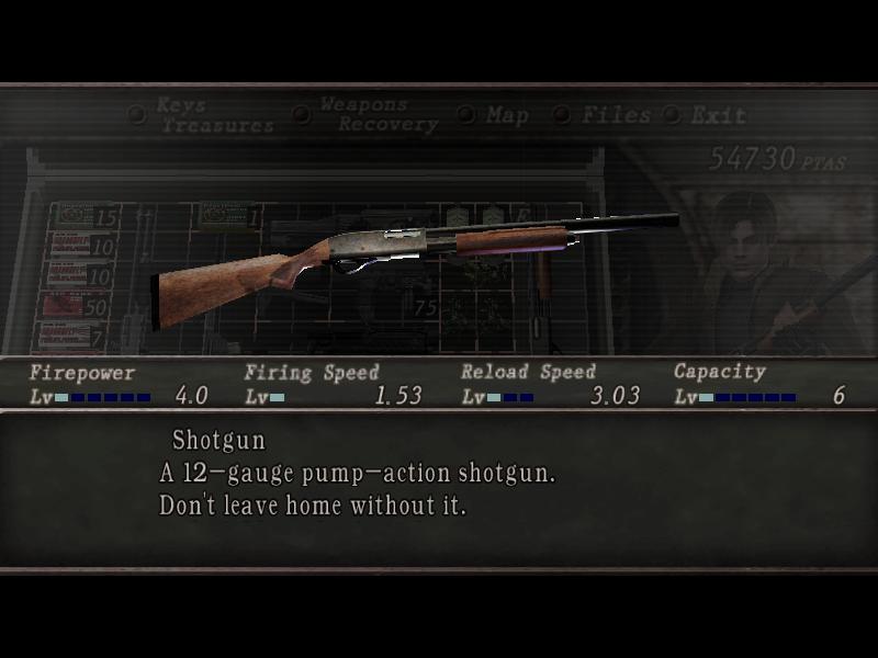 resident evil 4 wiki shotgun