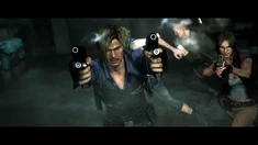 Together Helena and Leon provide cover-fire for Jake and Sherry to escape.