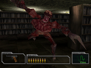 Dans Resident Evil Survivor.