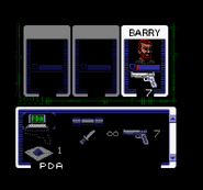 Barry's inventory screen.