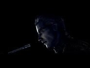 Albert Wesker, somewhere inside the ship