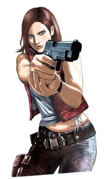 Biohazard Heavenly Island artwork - Claire Redfield