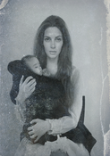 Miranda with Eva as a baby.