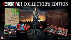 Resident Evil 3 remake collector's edition poster (EU)