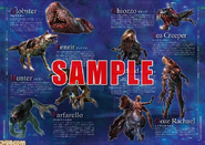 Criaturas infectadas con el T-Abyss