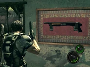 The Ithaca M37 hung up on the wall