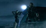 Chris and Jessica in Resident Evil: Revelations