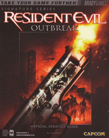 Resident Evil Outbreak Official Strategy Guide - front cover