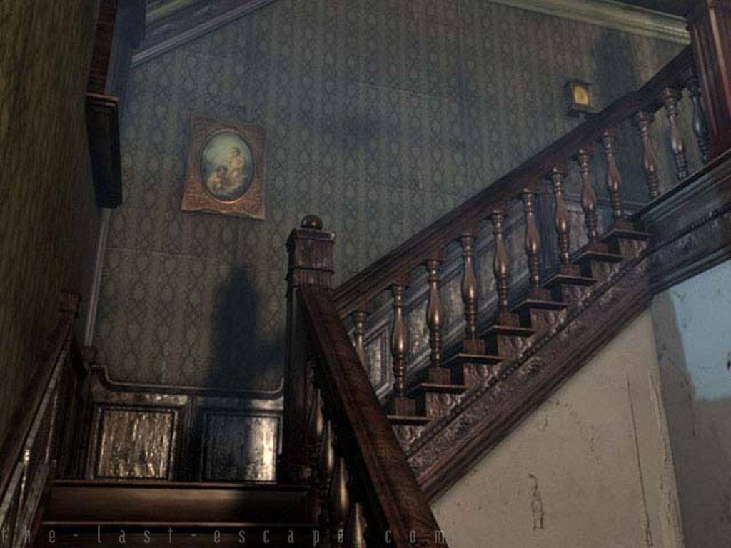 resident evil mansion wallpaper