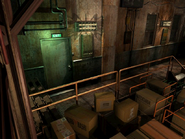 Resident Evil 3 background - Uptown - warehouse i - R10107