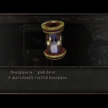 Hourglass W Gold Decor Resident Evil Wiki Fandom