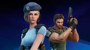 Fortnite-jill-valentine-Chris-Redfield-skins