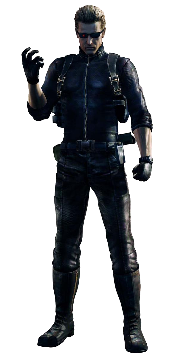 resident evil wesker stars