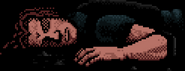 Leon unconscious aboard the Starlight.