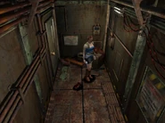 It drops on its back after the jump attack