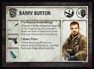 Barry's card from The Last Escape Expansion.