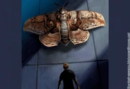 Artwork of the Giant Moth from Resident Evil Outbreak File #2