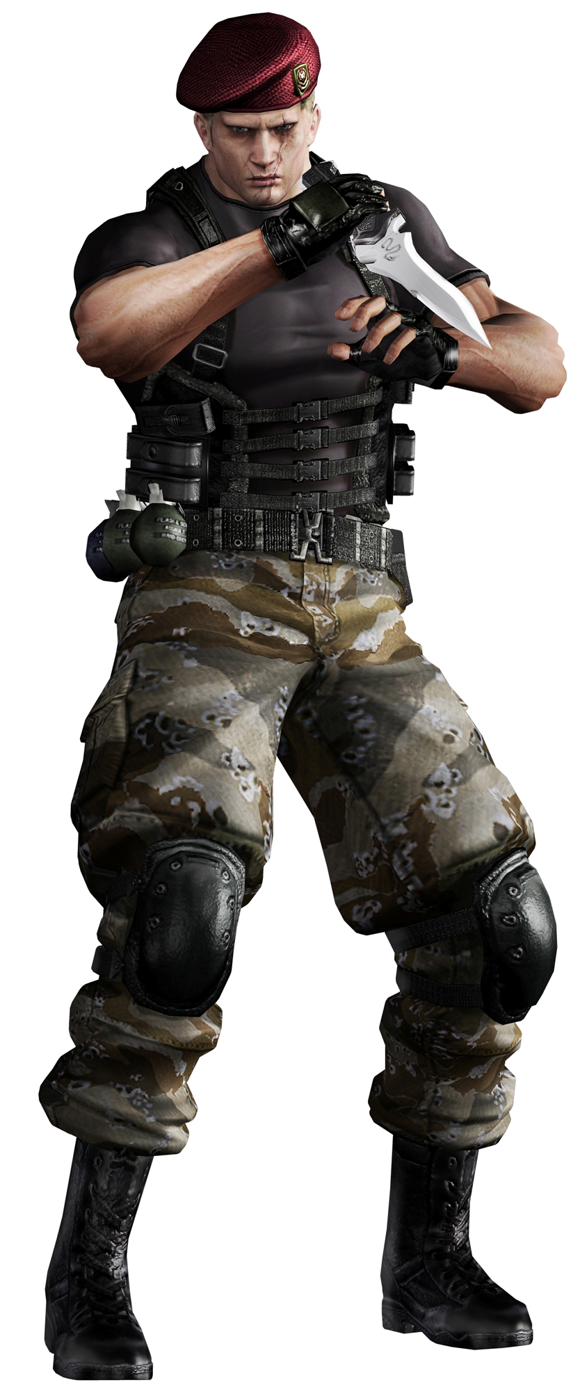 Jack Krauser - Resident Evil 4 HD version with classic outfit