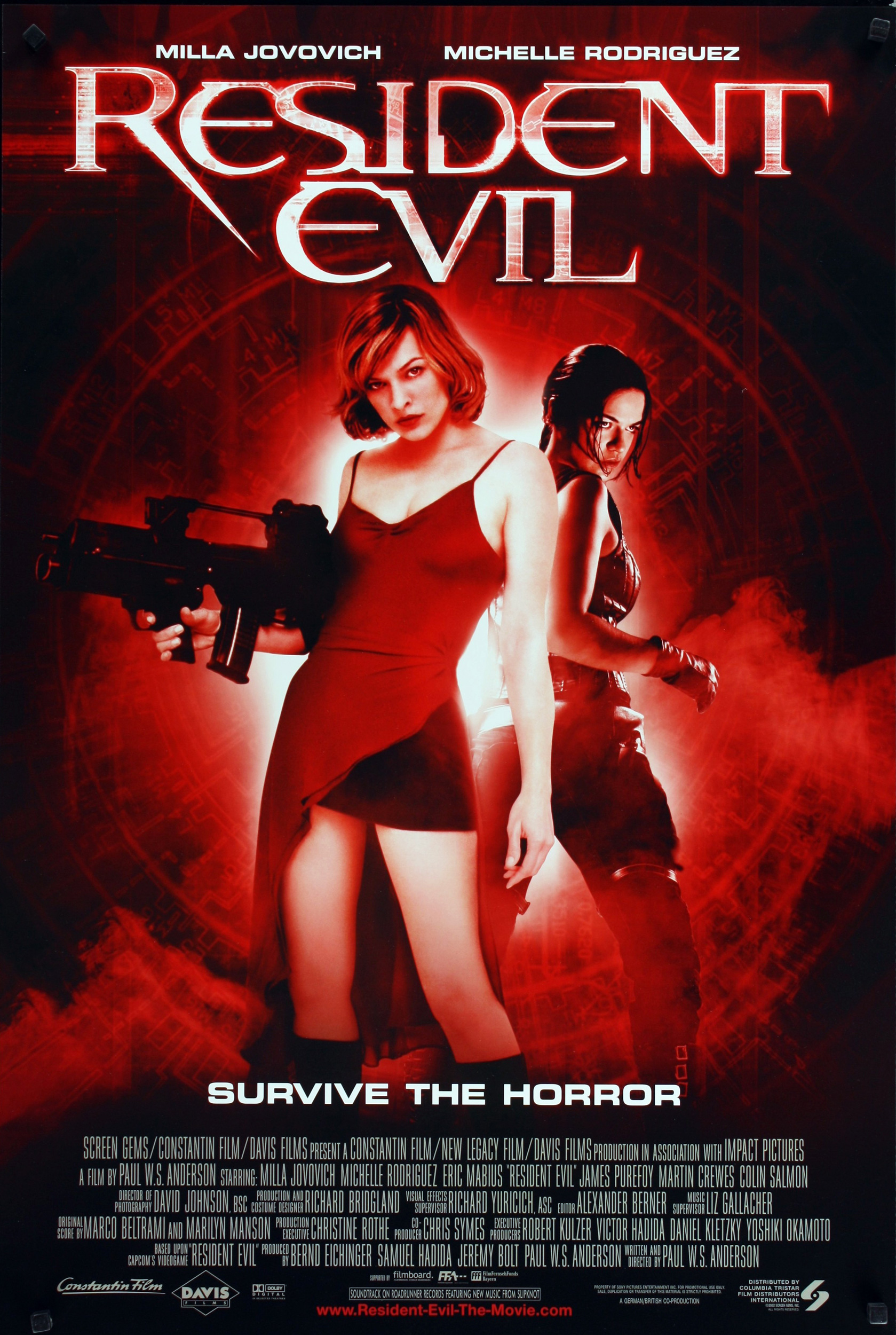  Resident Evil (Special Edition) [DVD] : Milla Jovovich,  Michelle Rodriguez, Eric Mabius, Ryan McCluskey, Paul W.S. Anderson,  Bernard Eichinger, Samuel Hadida, Paul W.S. Anderson, Jeremy Bolt,  Constantin Film Produktion GmbH; Davis