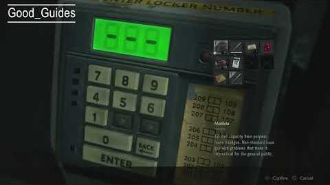 Resident Evil 2 Safe Codes and Portable Safe combination solutions