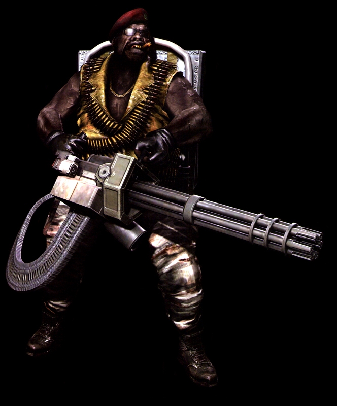 Gatling Gun Majini, Resident Evil Wiki